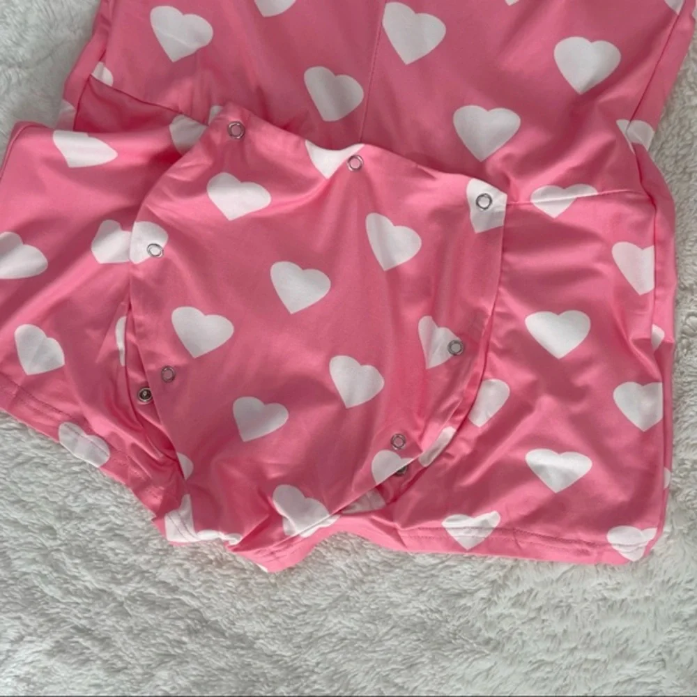 NWT I Heart You Butt Flap Romper S - Picture 4 of 4